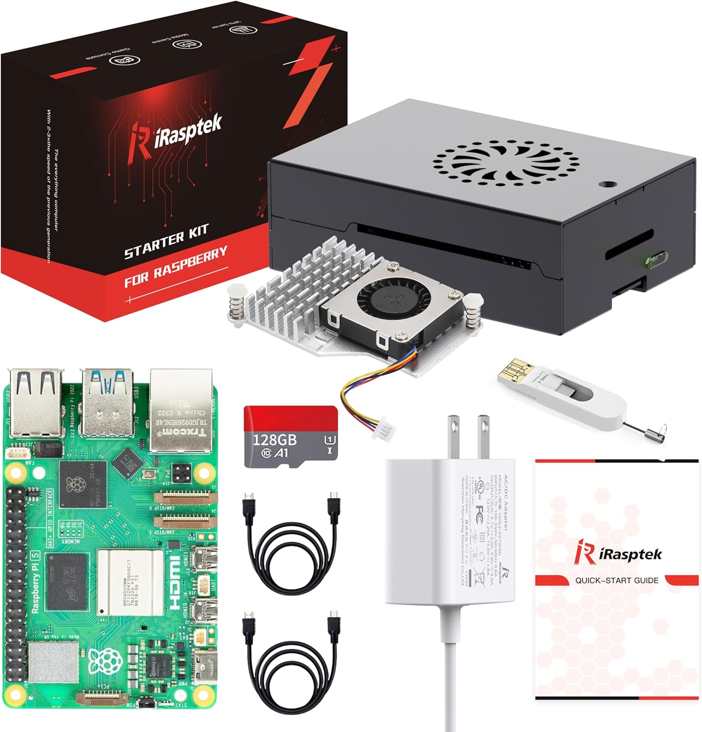 CanaKit Raspberry Pi 5 Starter Kit PRO Review: Is the 128GB Edition Worth It? product image